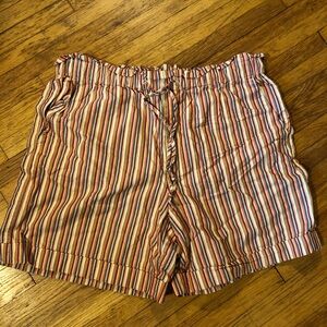 Madewell striped short. Size L.